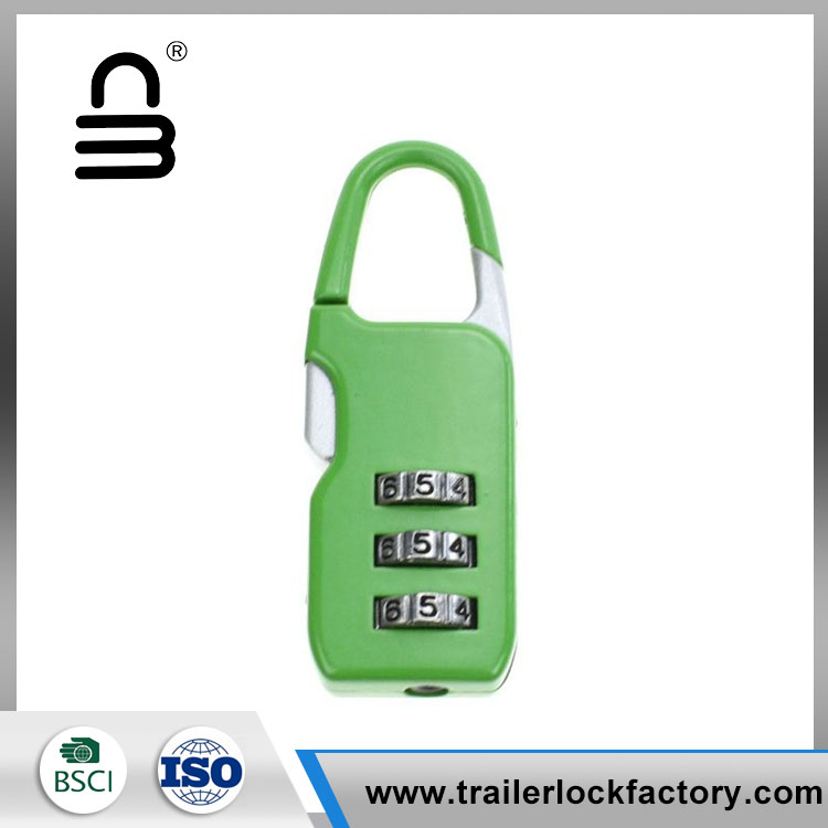 3 Digit Metal Resettable Combination Security maliit na Lock