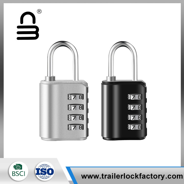 4 Digit Combination Padlock na may Master Key