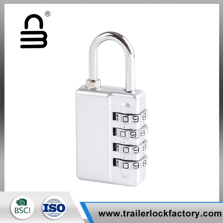 4 Digital Combination Padlock na may Master Key