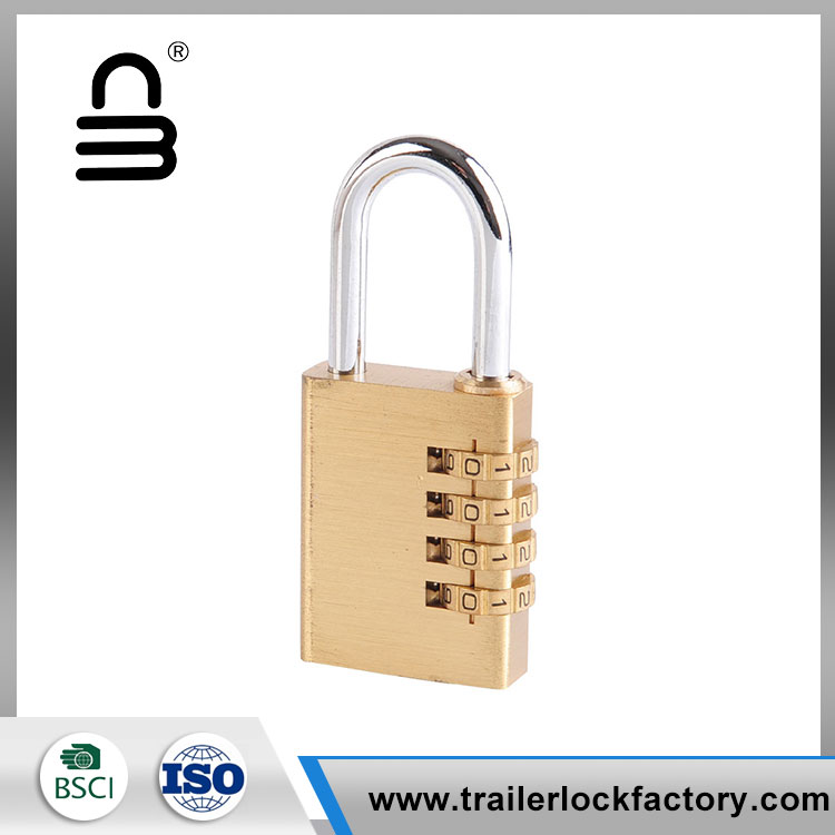 4 Digits Solid Brass Combination Padlock