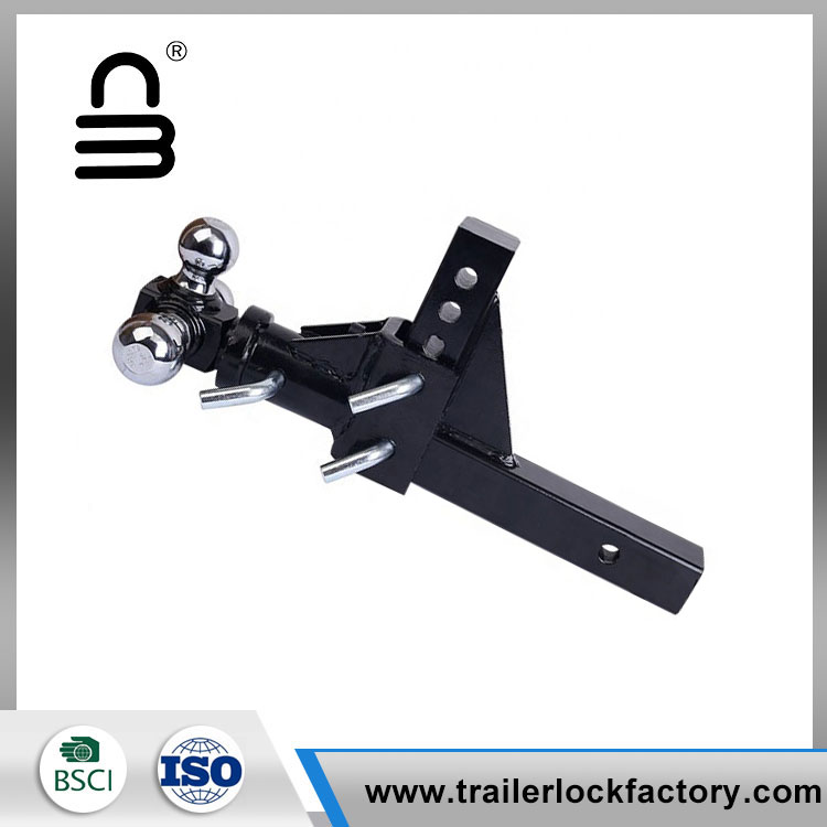 Adjustable Towbar Ball Mount Tongue Hitch 4 na Posisyon