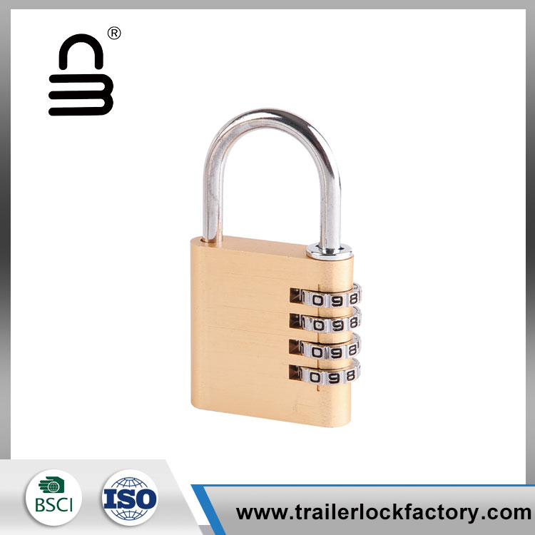 Aluminum Number Combination Travel Suitcase Padlock