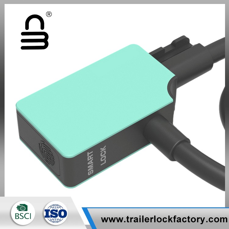 Fingerprint steel cable lock