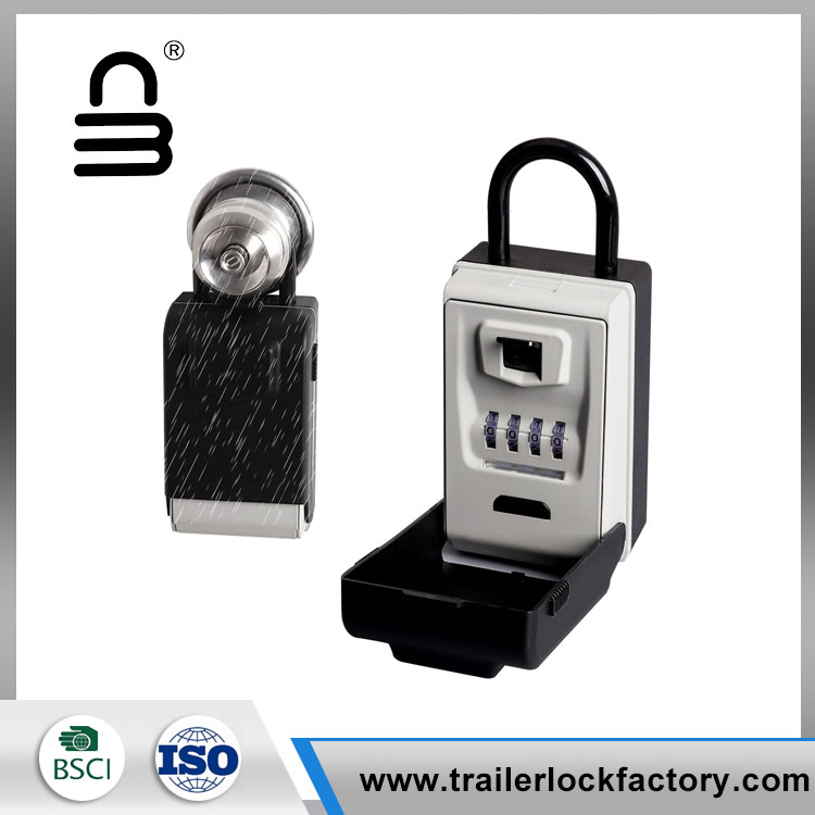 House key lock box na may ilaw