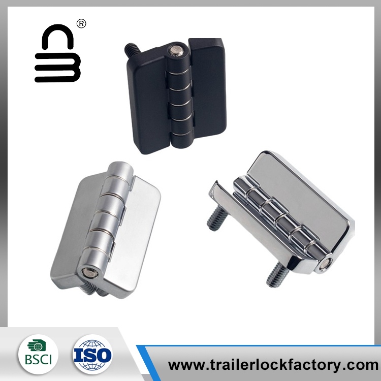 Metal cabinet closet door butt hinge black