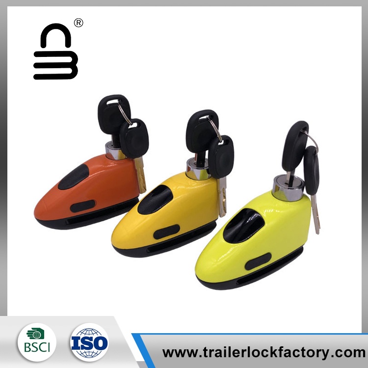 Motorsiklo alarm preno disc lock