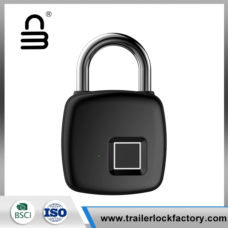 Portable biometric fingerprint padlock